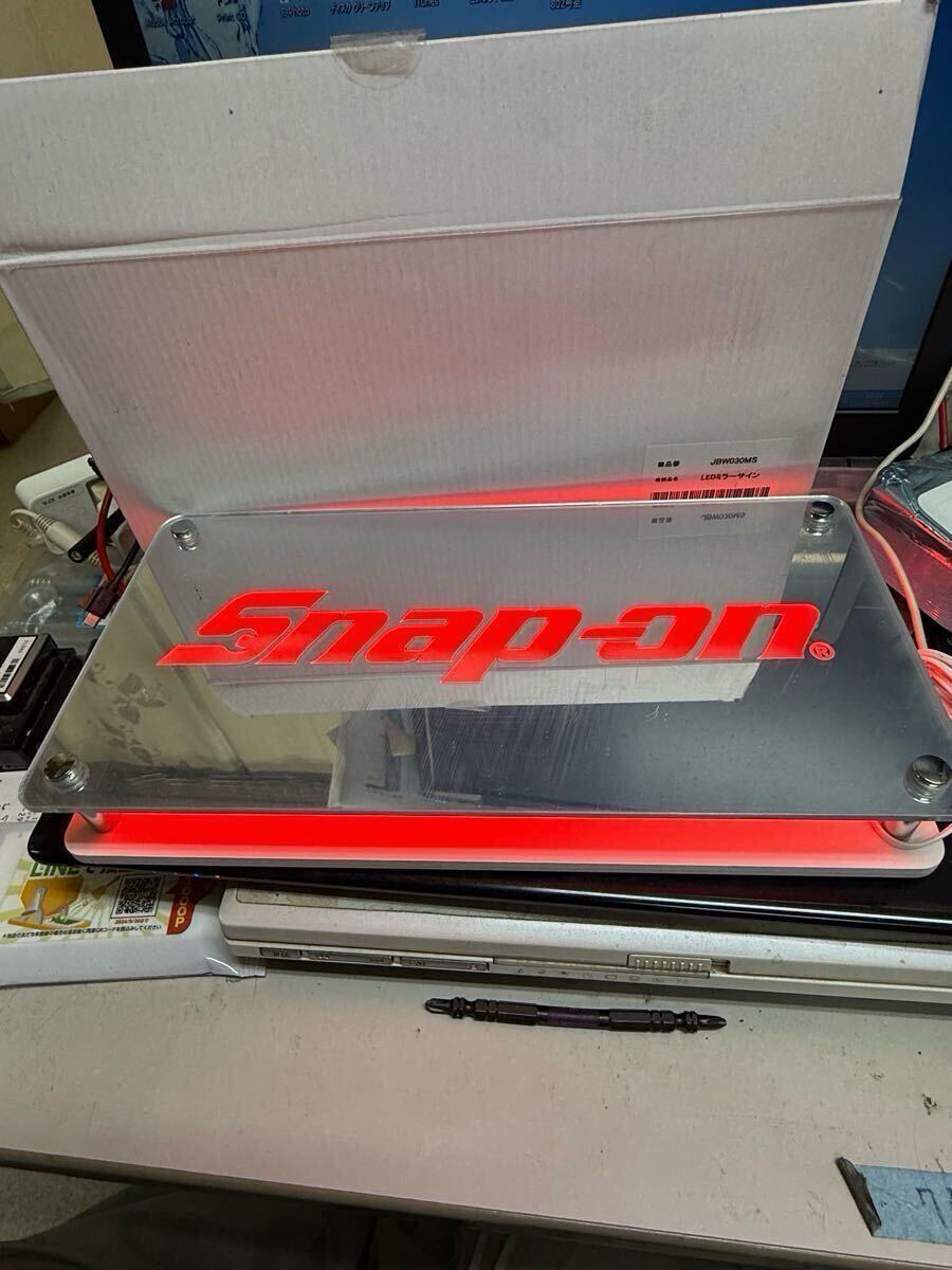 スナップオン　新品　未使用　未開封　LEDミラーサイン snap-on LEDミラーサイン スナップオン レア 数量限定