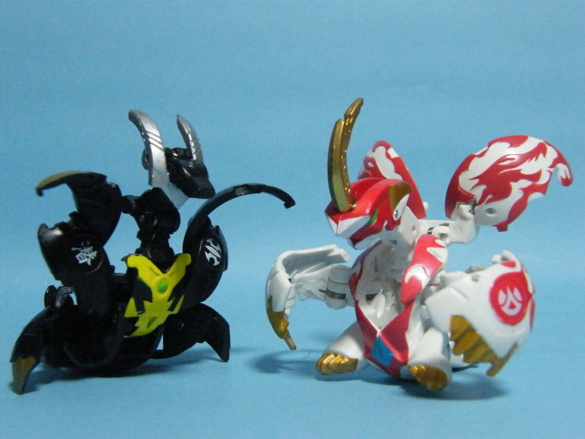 爆丸 天ドラガオン 爆テク バクガン 箱あり ② 天ドラガオン白龍クリア ver. RISE DRAGAON WHITE CLEAR ver. 火