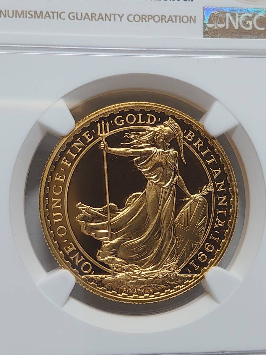 希少！！2014 ブリタニア 金貨 1/20 oz PF 69 UC イギリス