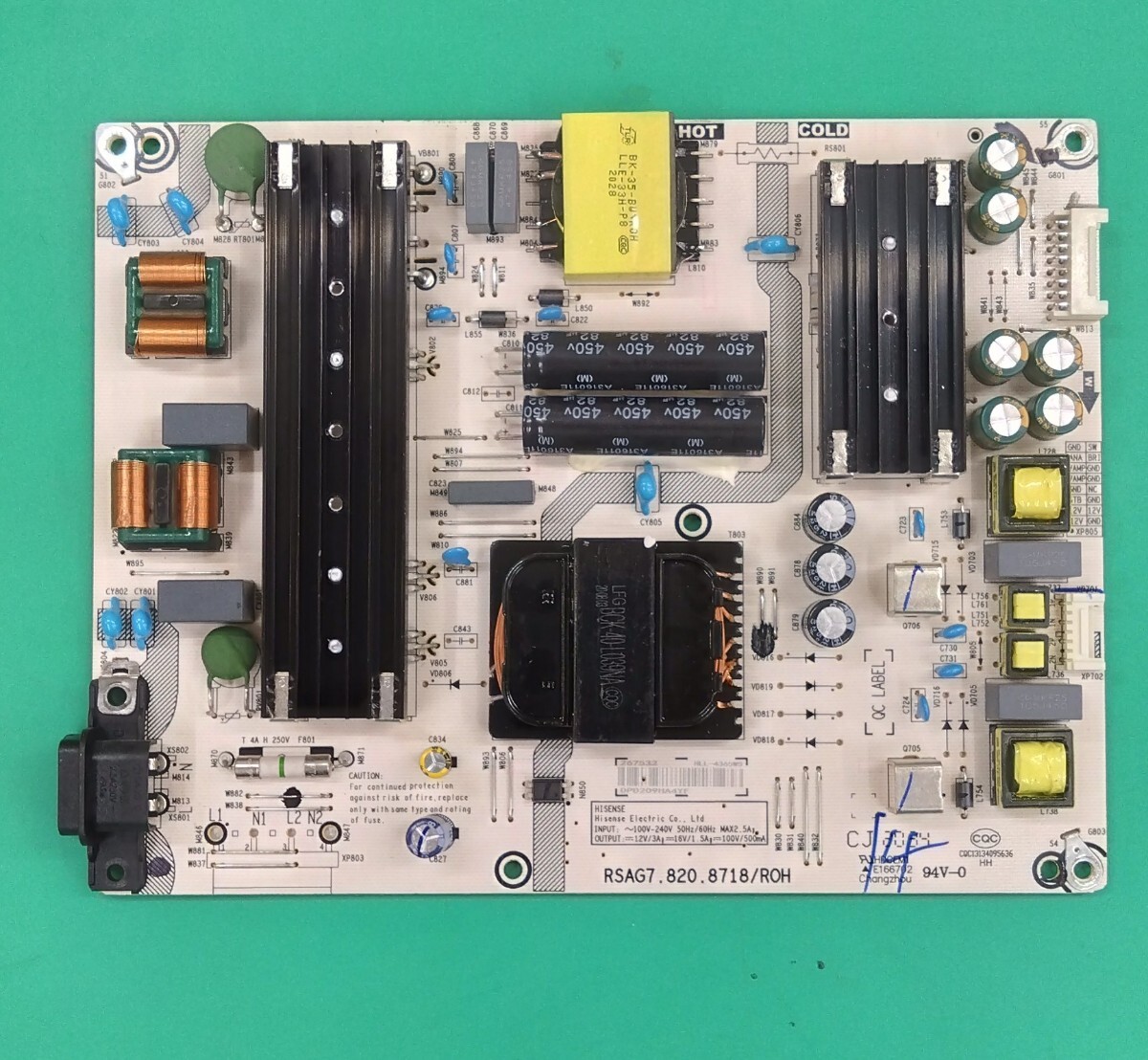 ジャンク REGZA基板 42J8 V71A00029200 ハンダ盛り直し ジャンク
