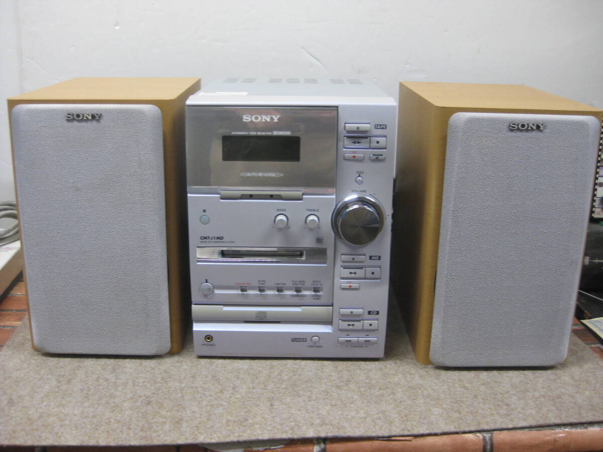 SOMY MDコンポ CMT-C7NT ジャンク CMT-C7NT テレビ・オーディオ