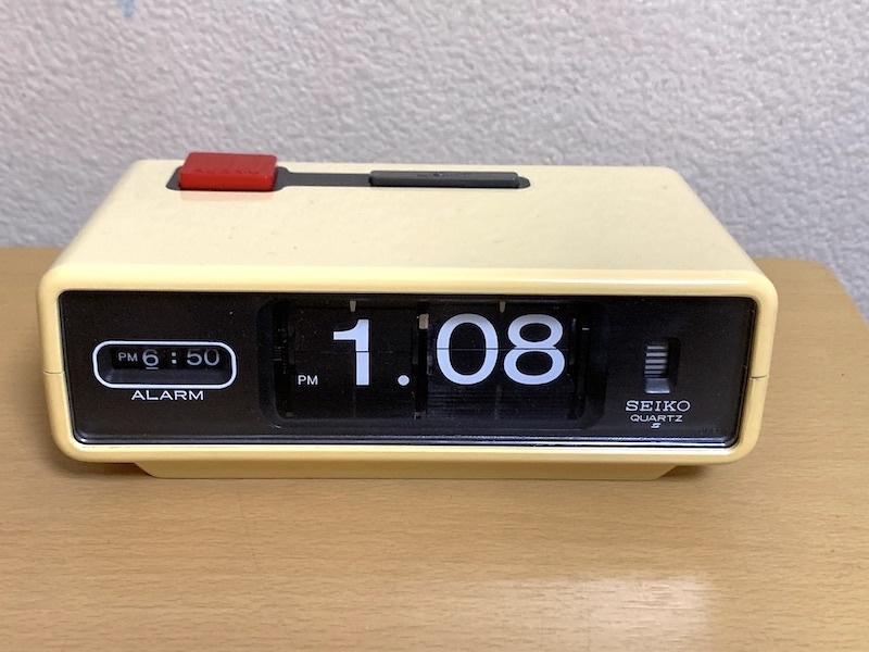 【動作確認済み★レトロ】SEIKO　セイコー　デジタルクロック　パタパタ時計 セイコーのパタパタ時計の修復とレトロポップ化計画でジャンクを