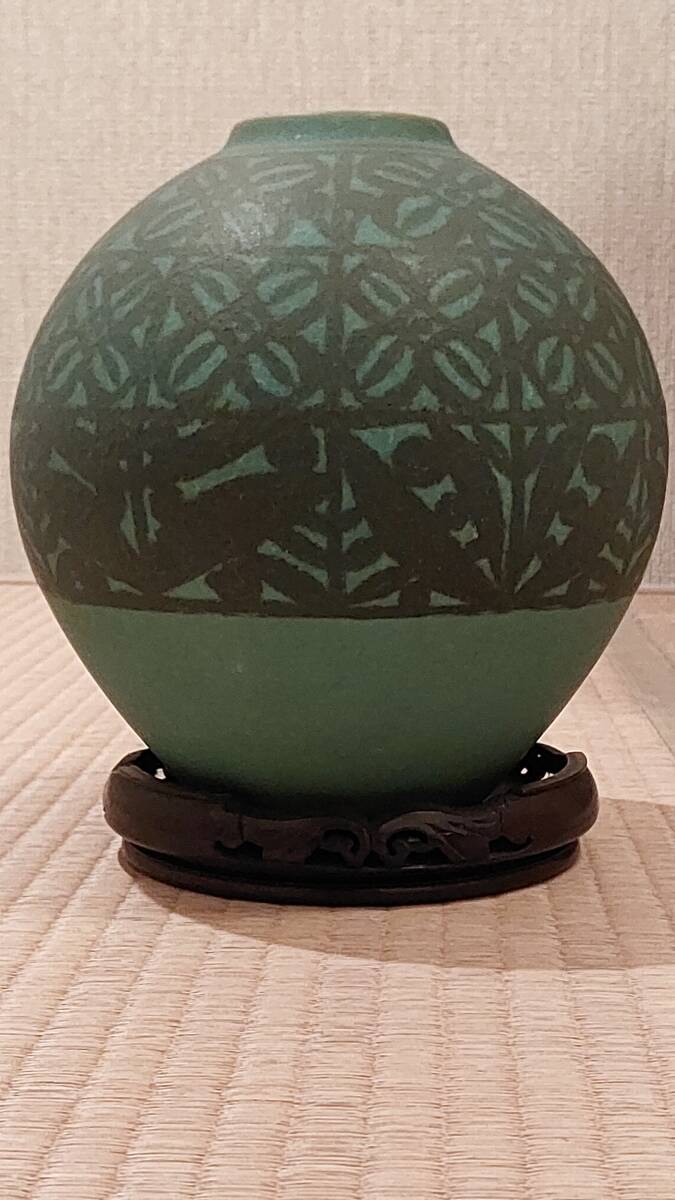 新開寛山先生作　花瓶 新開寛山先生作 花瓶 新開寛山先生作 花瓶