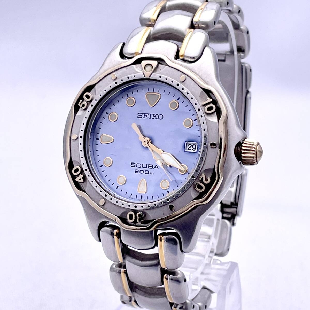 ヴィンテージ SEIKO 6030-5080 ブルーストライプの文字盤 美品 ヴィンテージ SEIKO 6030-5080 ブルーストライプの文字盤 美品