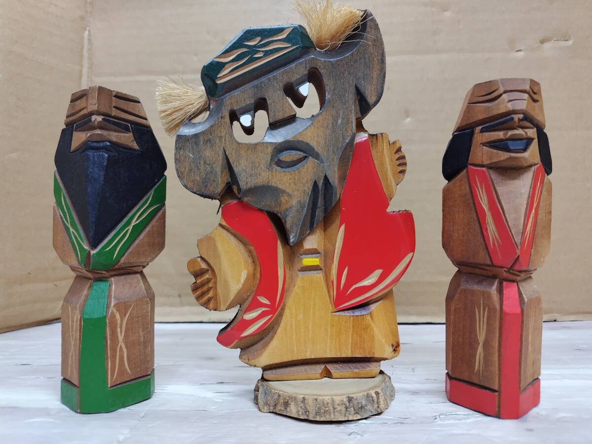 コロポックル 木彫り