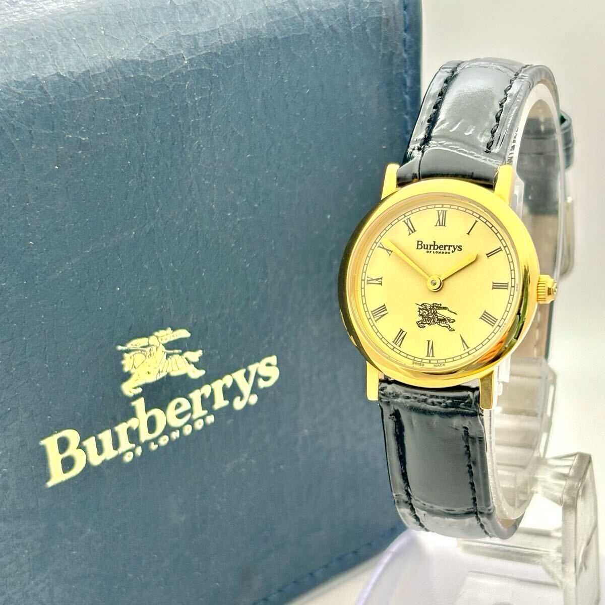 【新品電池】バーバリー レディース 腕時計 ローマン ドレス 新品ベルト 楽天市場】【ウォッチ】BURBERRY バーバリー ゴールド文字盤 GP