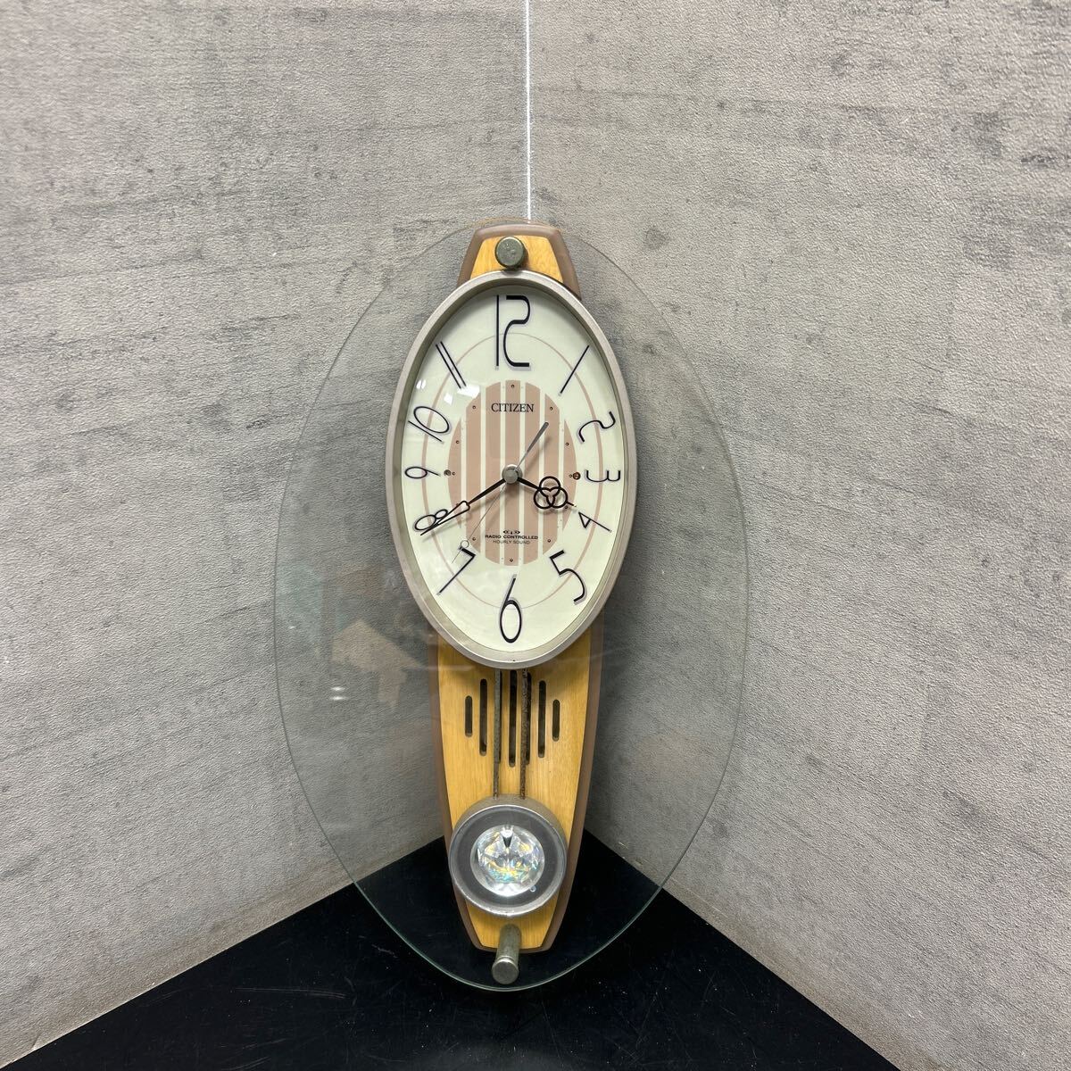チロル様　シチズン 振り子時計 755561 シチズン QUARTZ 4RP605 振り子時計 ゴールド おしゃれ