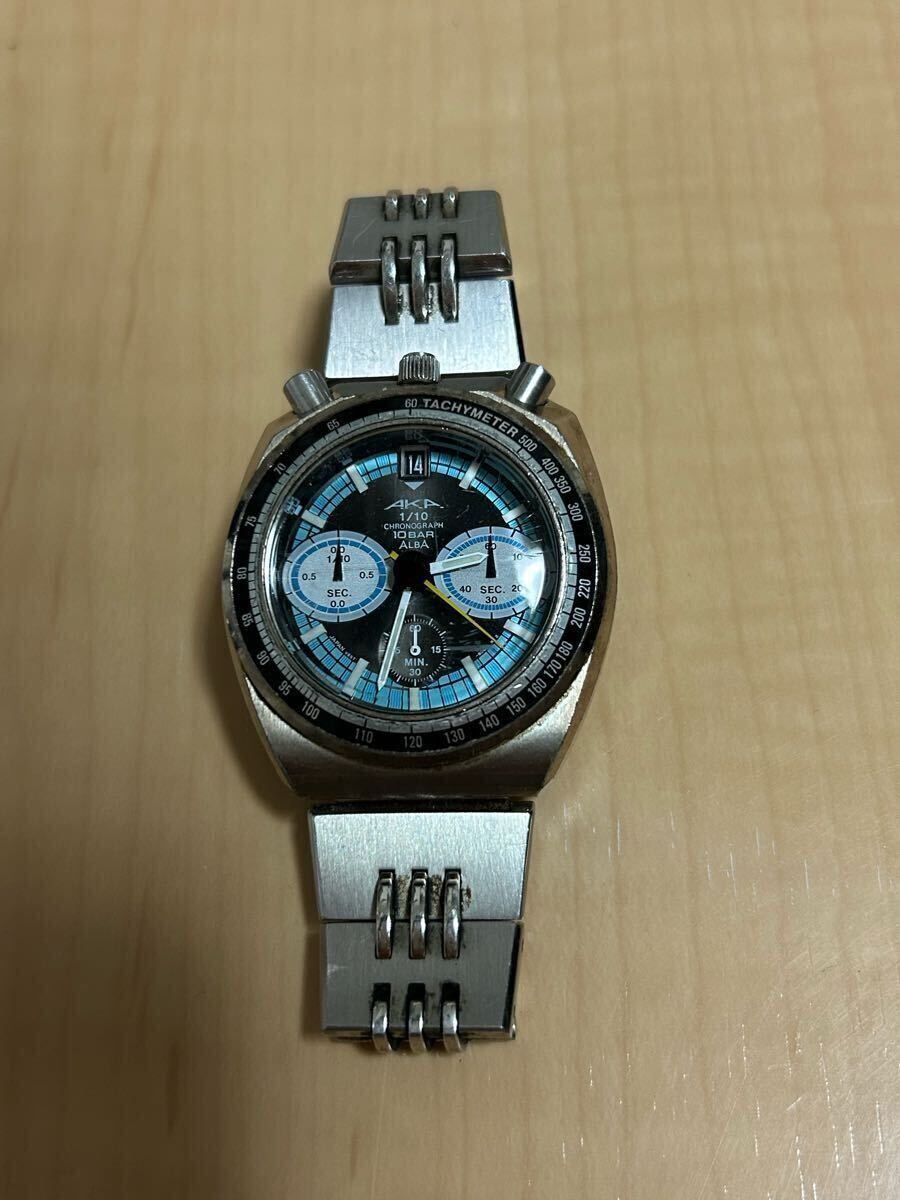 SEIKO セイコー クロノグラフ V657-8060 【動作確認済み】 SEIKO セイコー クロノグラフ V657-8060 【動作確認済み