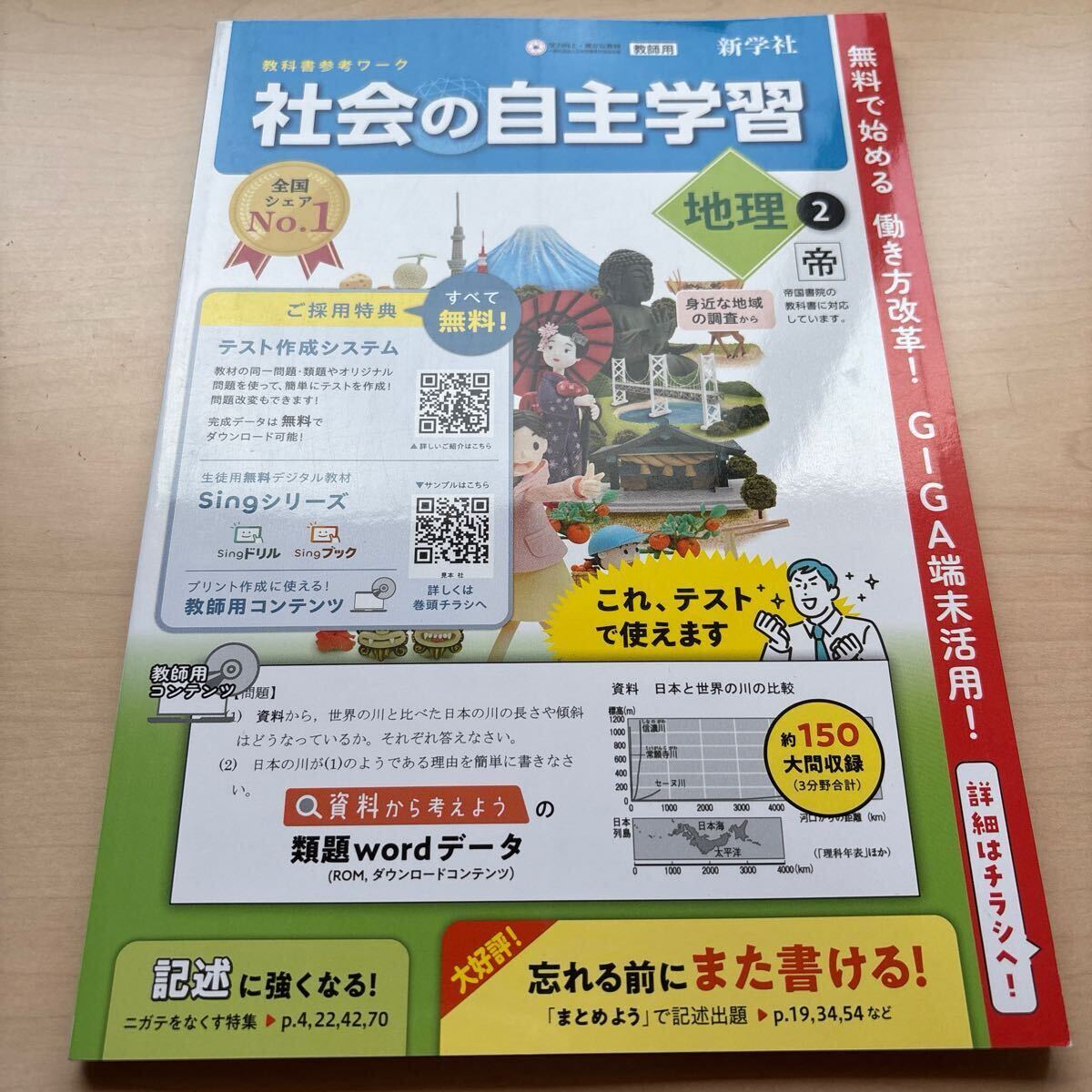 社会の自主学習 地理