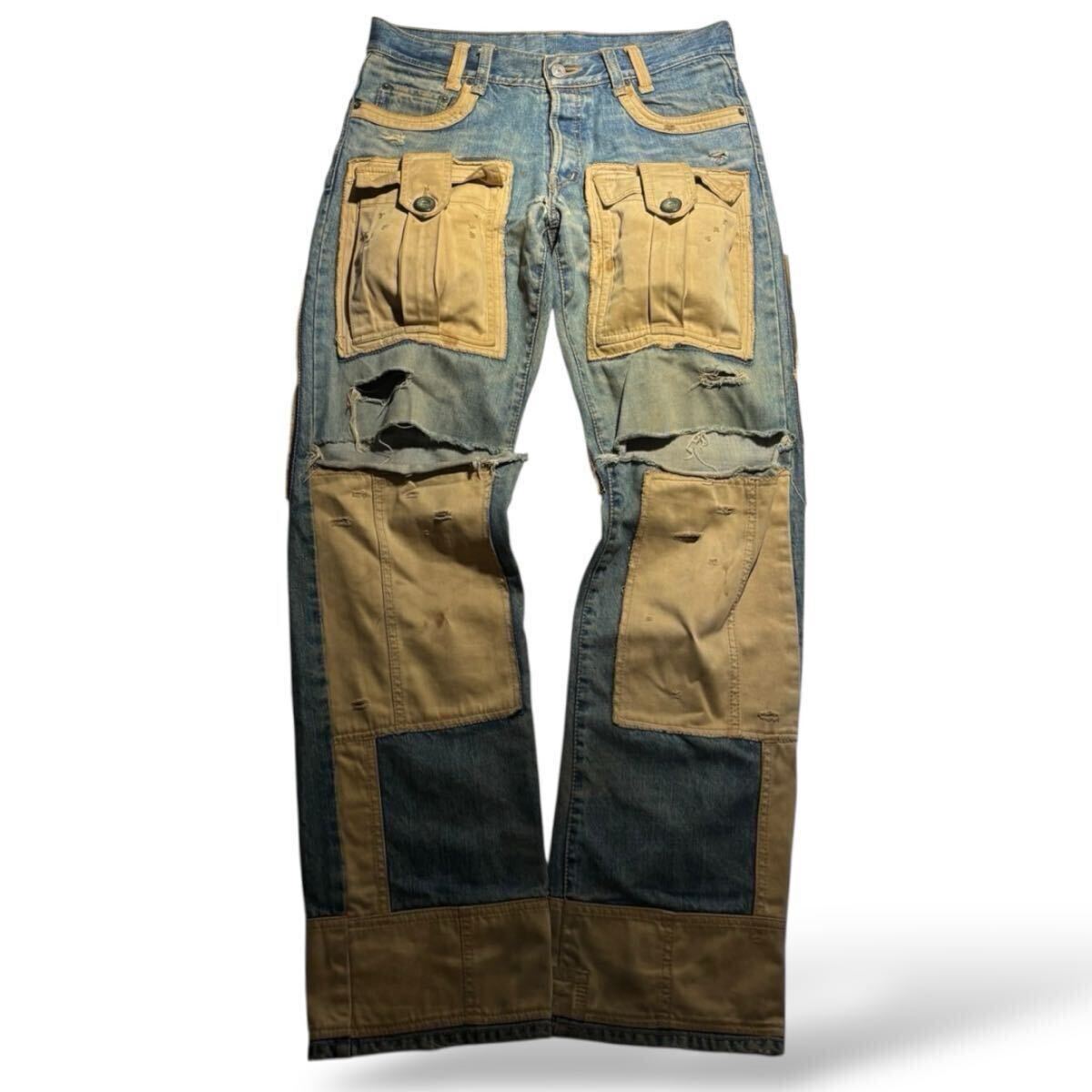 EDWIN Gimmick Cargo Pants Y2K Goa Lgb size M 00s archive