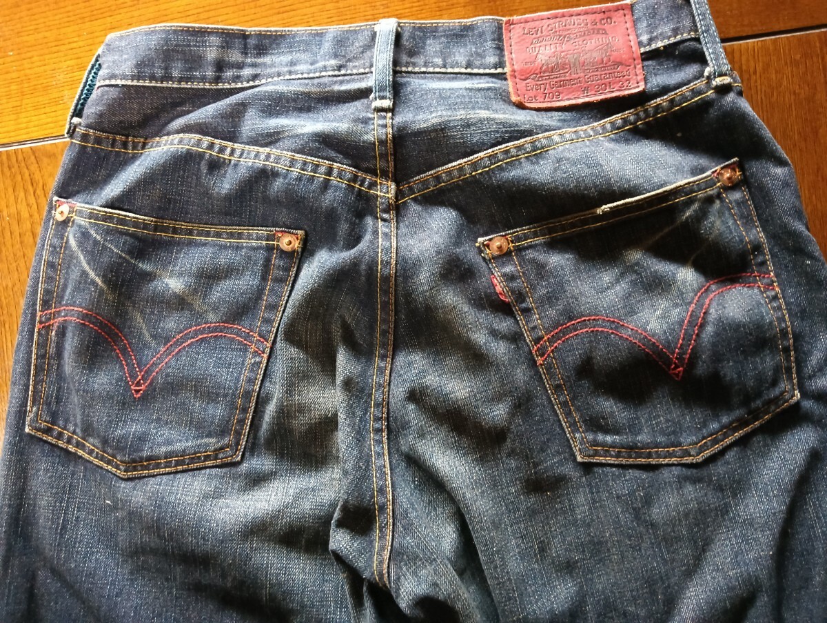レア新品タグ付未使保管Levi'sリーバイス709☆90's限定販売の レア新品タグ付未使保管Levi'sリーバイス709☆90's限定販売の