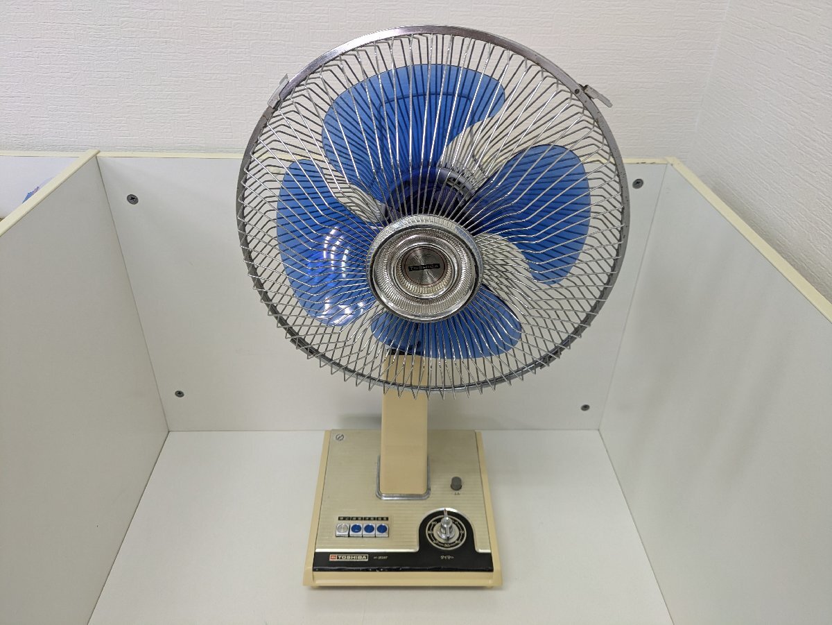 東芝 F-241C 昭和レトロ 扇風機 木目調 中古 現状品☆ 扇風機 東芝のYahoo!