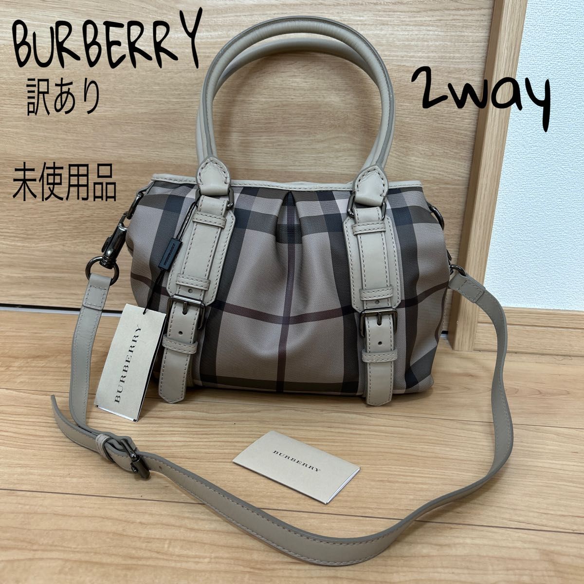 極美品 Burberry バーバリー ノバチェック ワンショルダーバッグ 希少