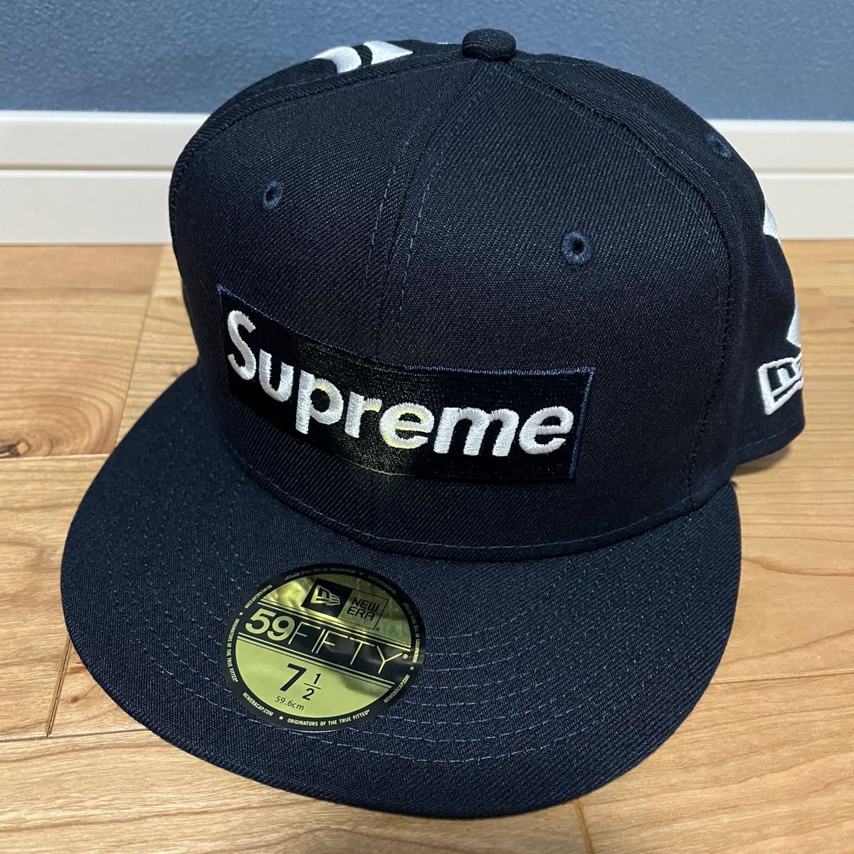 送料無料 Supreme シュプリーム ボックスロゴ ウールキャップ USA製 青