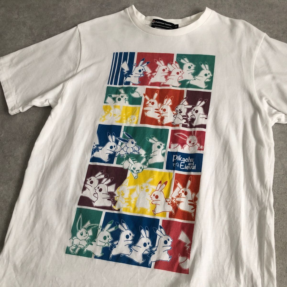 ポケセン限定 EVs SW シャワーズ Tシャツ ホワイト M　|1668|☆ ポケセン限定 EVs SW シャワーズ Tシャツ ホワイト M |1668