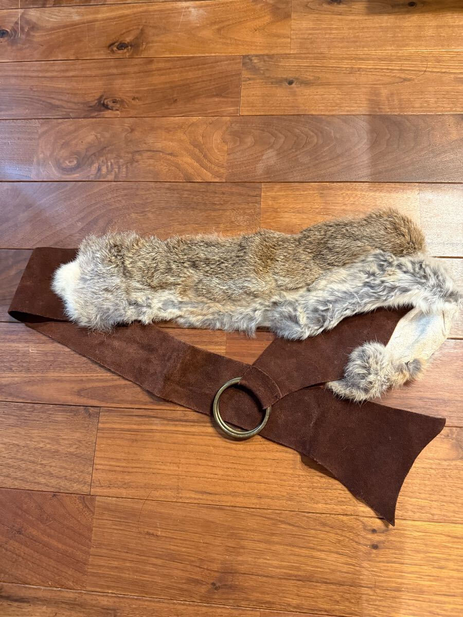新品 kmrii ケムリ パイソン柄ベルト lgb 14th ifsix y2k 00's 14th addiction Archive Leather Chain Belt ケムリ ベルト