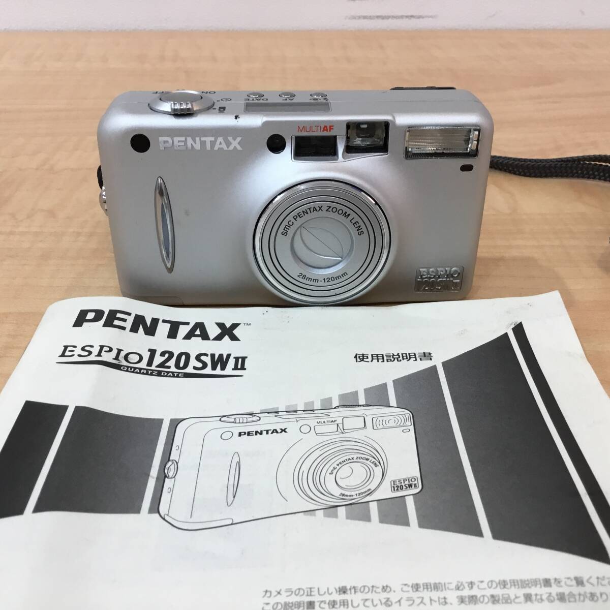 【動作品】ESPIO120 SW　コンパクトカメラ　動作確認済み　C26 世界はこんなに美しいからカメラを持って出かけよう 〜 第14回