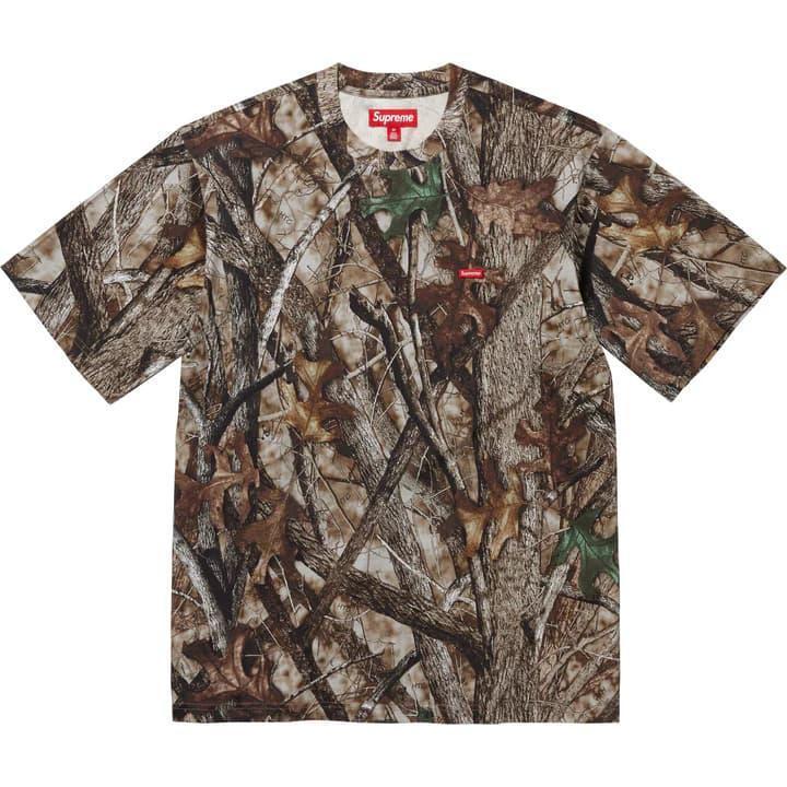 新品L／Supreme Small Box L/S Tee Snow Camoシュプリーム スモール