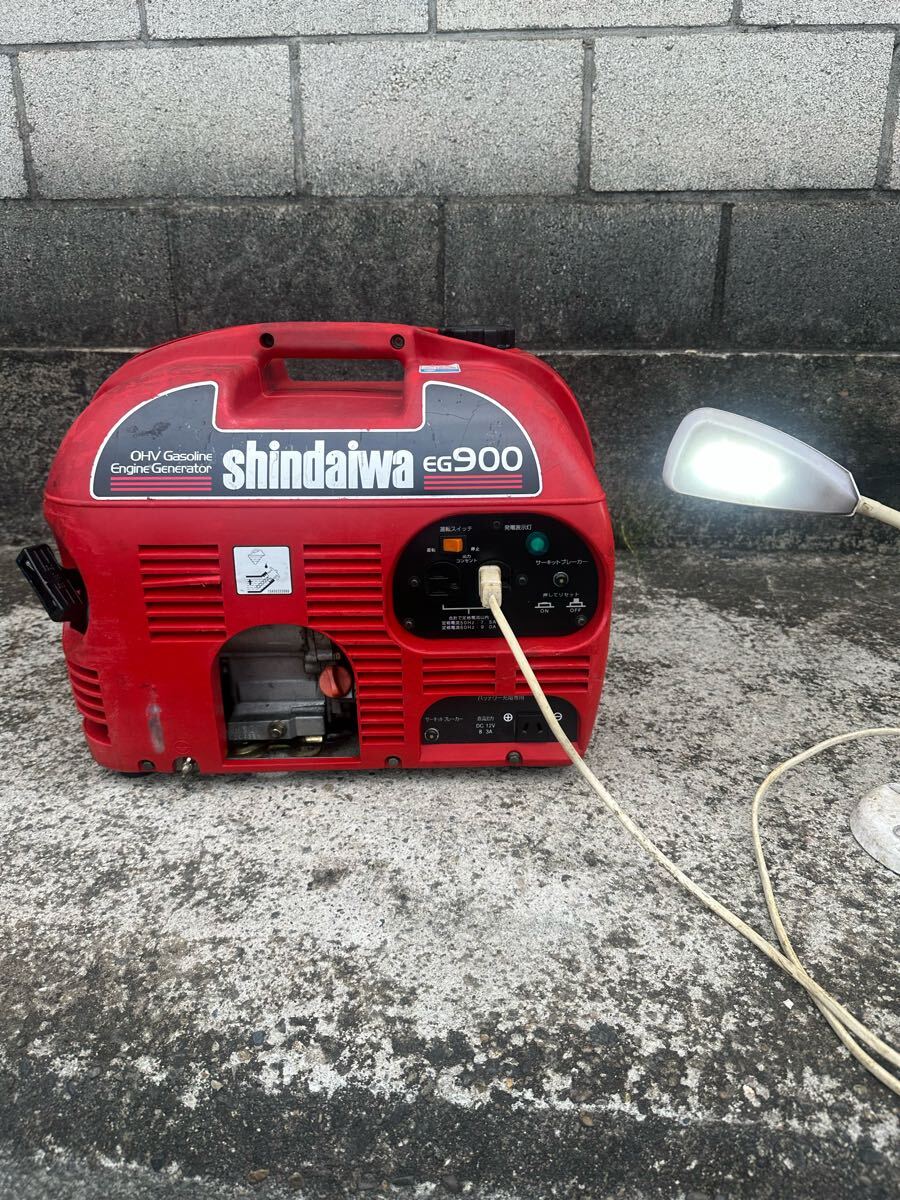 長崎発　新ダイワ　shindaiwa　ポータブル発電機 EG500B 中古品 長崎発 新ダイワ shindaiwa ポータブル発電機 EG500B 中古品