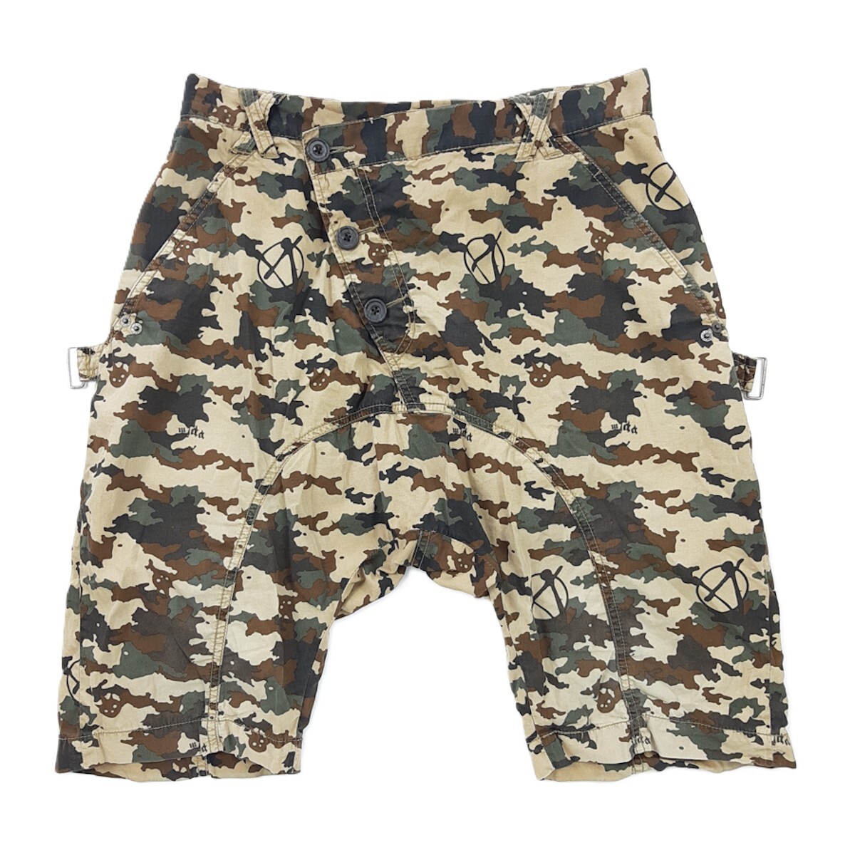 MASU FLUFFY CARGO PANTS 24ss PPFM ジップデザイン ブッシュパンツ 