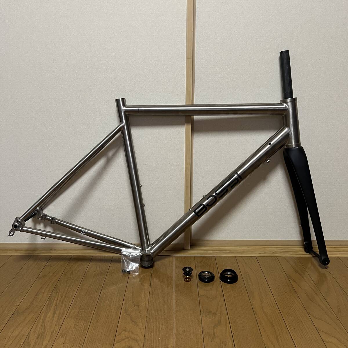フルチタン tito ロードバイクフレーム　disc 50サイズ Yahoo!オークション -「チタン」(ロードバイク) (フレーム)の