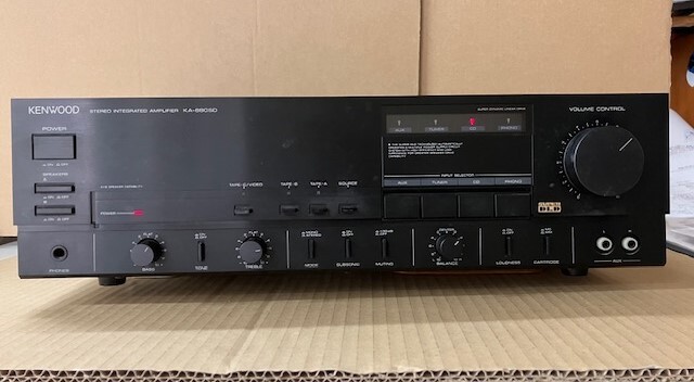 KENWOOD サラウンドアンプ KA-V4000 KENWOOD サラウンドアンプ KA-V4000 傷や汚れあり】【通電確認済み
