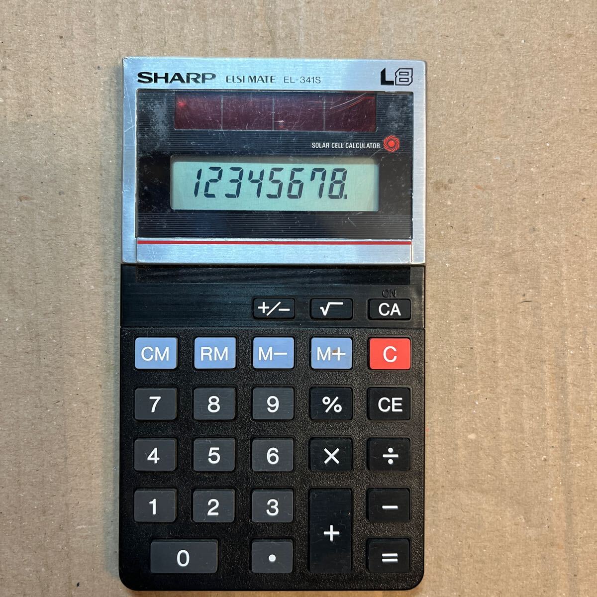 シャープ SHARP 電子ソロバン 電卓 EL-1101 レトロ ヴィンテージ