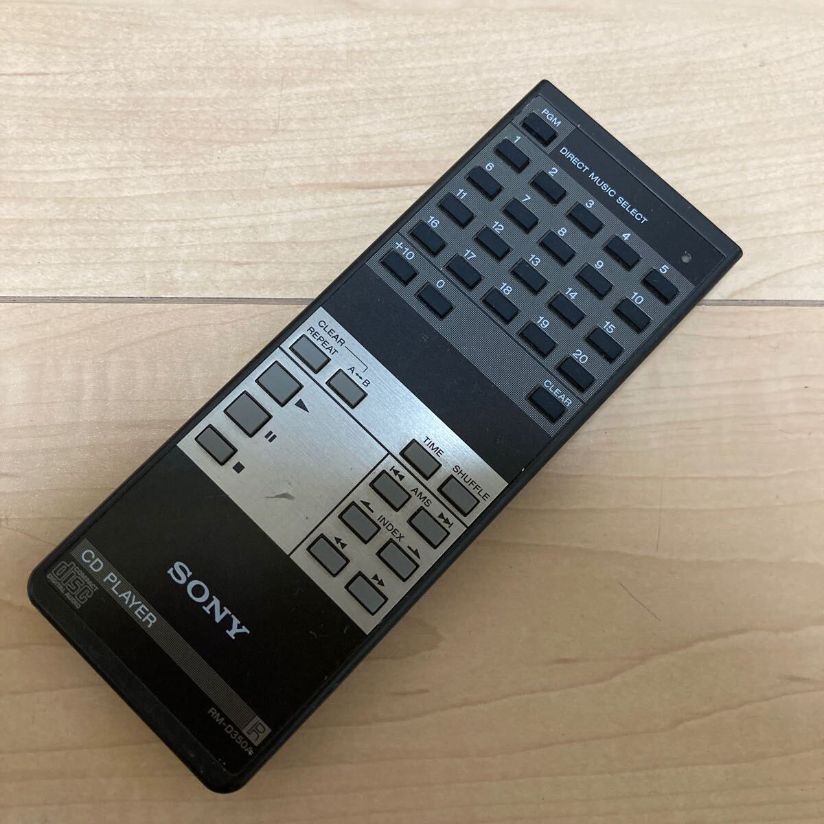 SONY RM-D991 ソニー CDプレーヤーリモコン 動作確認済】SONY CDプレーヤー用純正リモコン RM-D991 - メルカリ