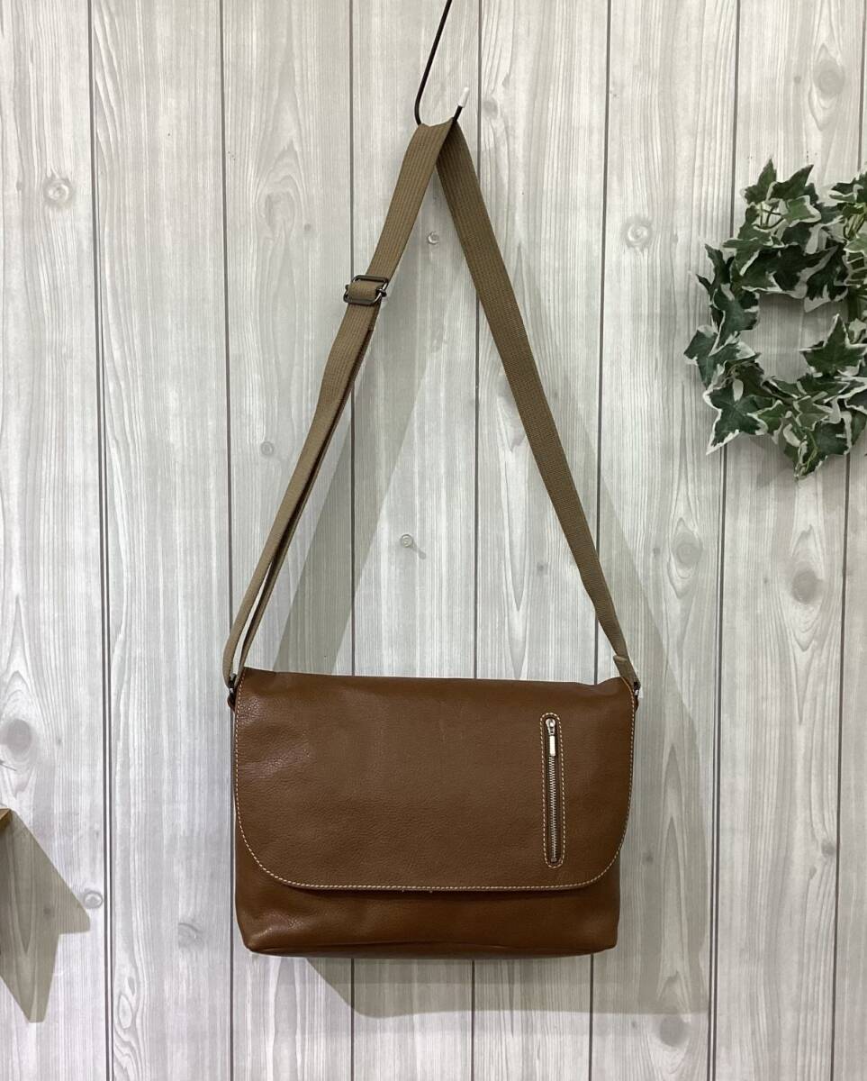 キャメル バッグ 美品