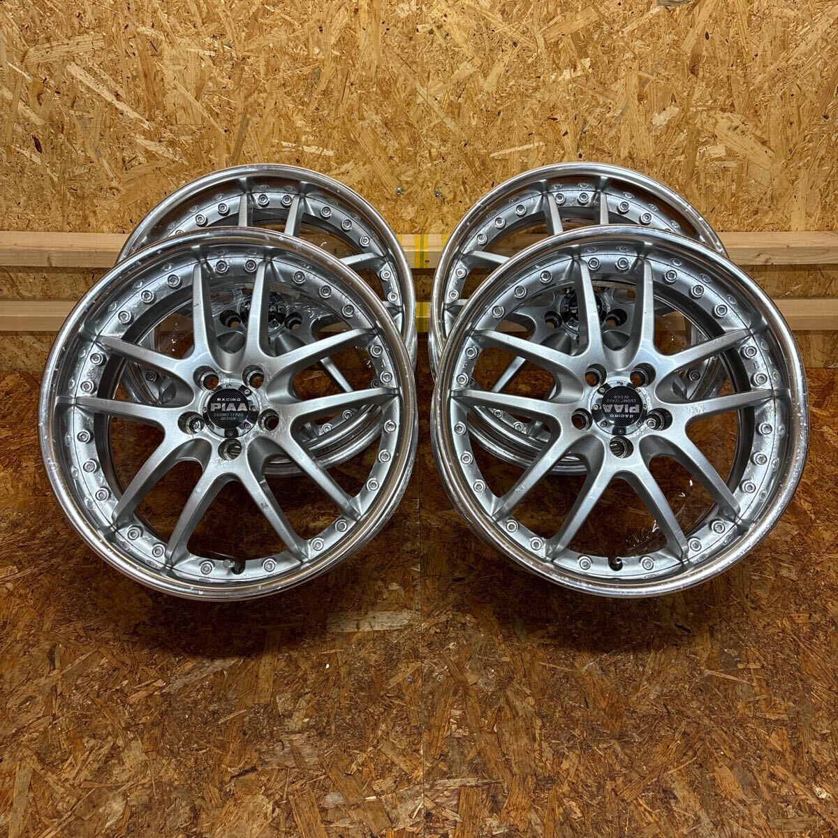 PIAA ホイール - 17インチ 7.0J +38 PCD100 5H _ 4本セット Yahoo