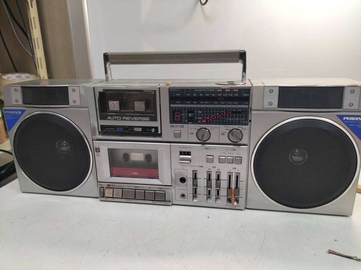 HITACHI 昭和レトロ ラジカセ TRK-W1