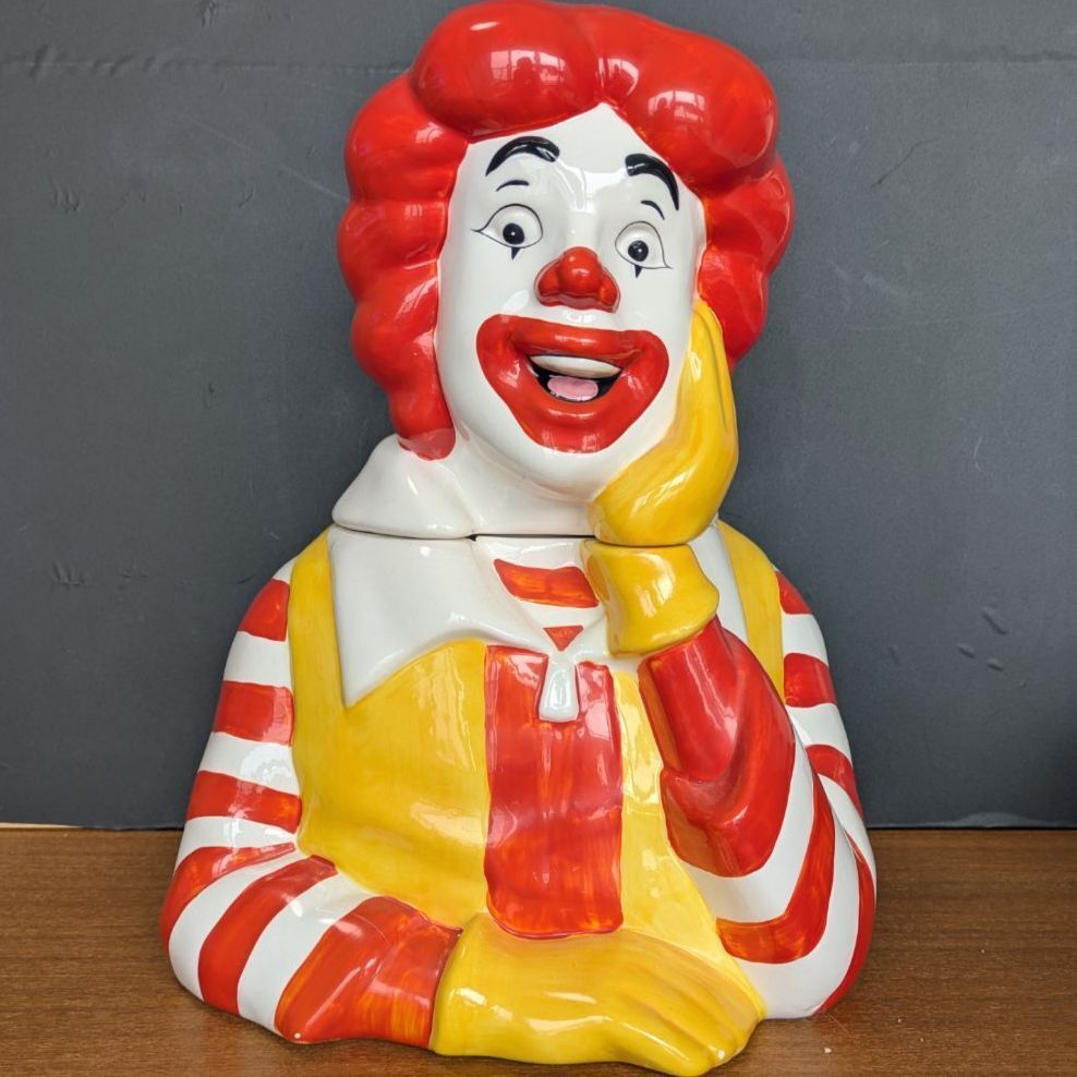未使用品　90s　マクドナルド　ゴールデンアーチ　　クッキージャー　レストラン マクドナルド ゴールデンアーチ レストラン クッキージャー 90s