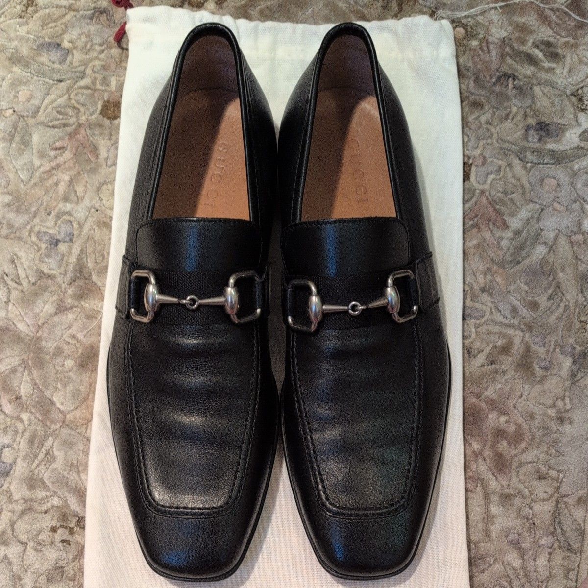 GUCCI グッチ ホースビットローファー スエード ブラック | Shop at