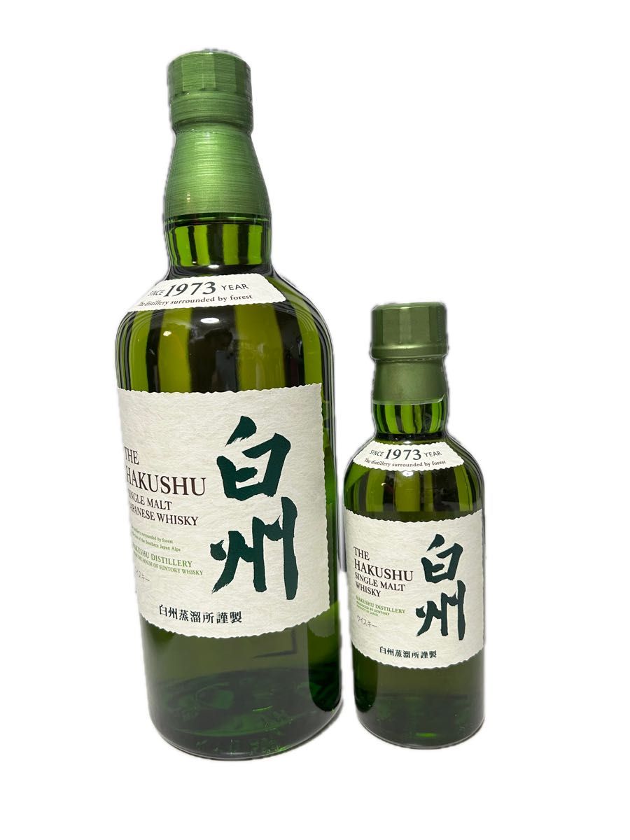 サントリー 白州 シングルモルト ウイスキー 180ml 4本 ミニボトル