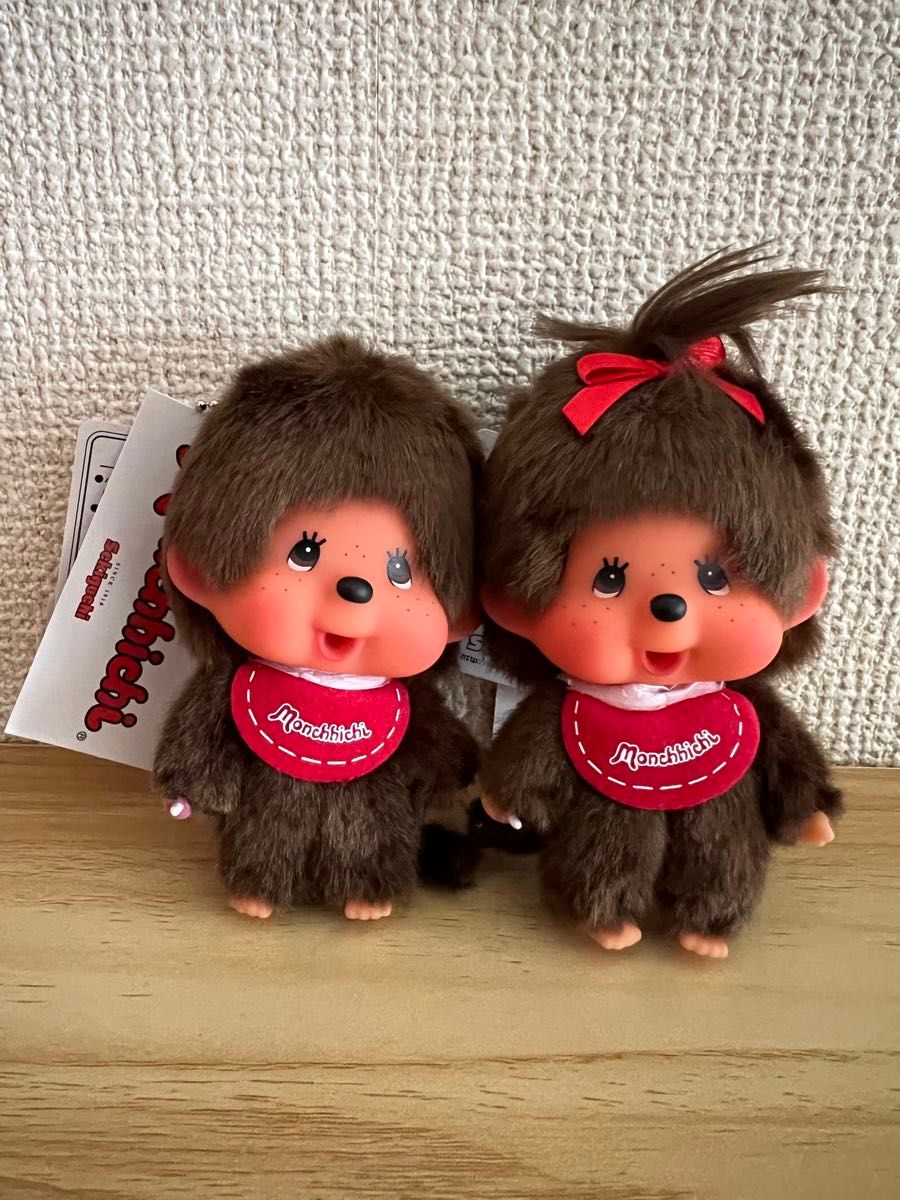 キディランド80周年コラボモンチッチキーチェーン2体セット 男の子