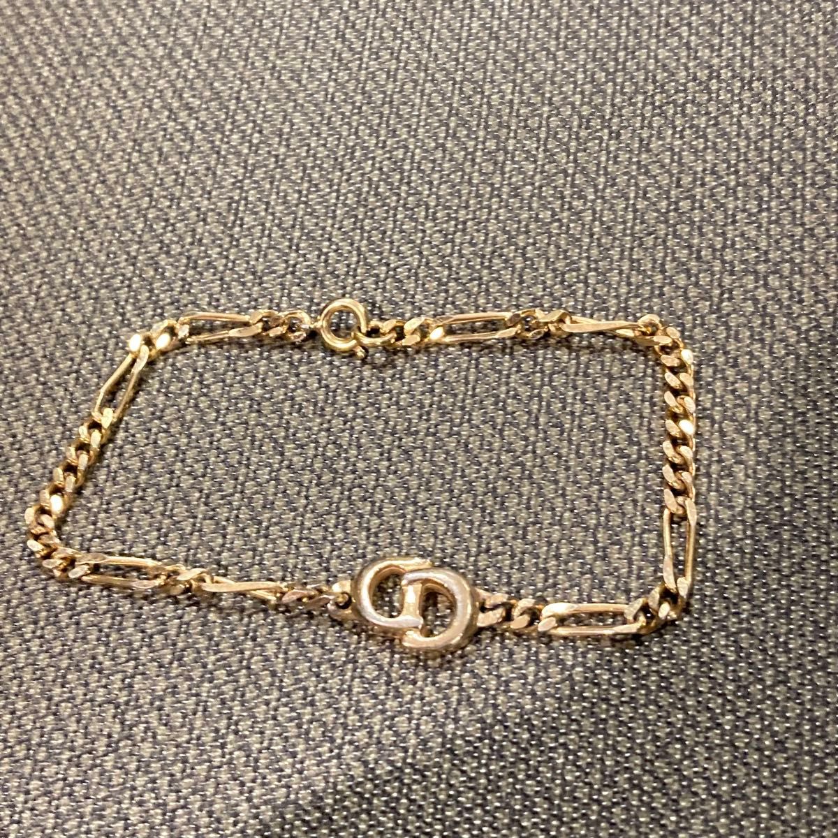 Dior ディオール CDサークルGP 喜平ブレスレット17.5cm クリスチャン