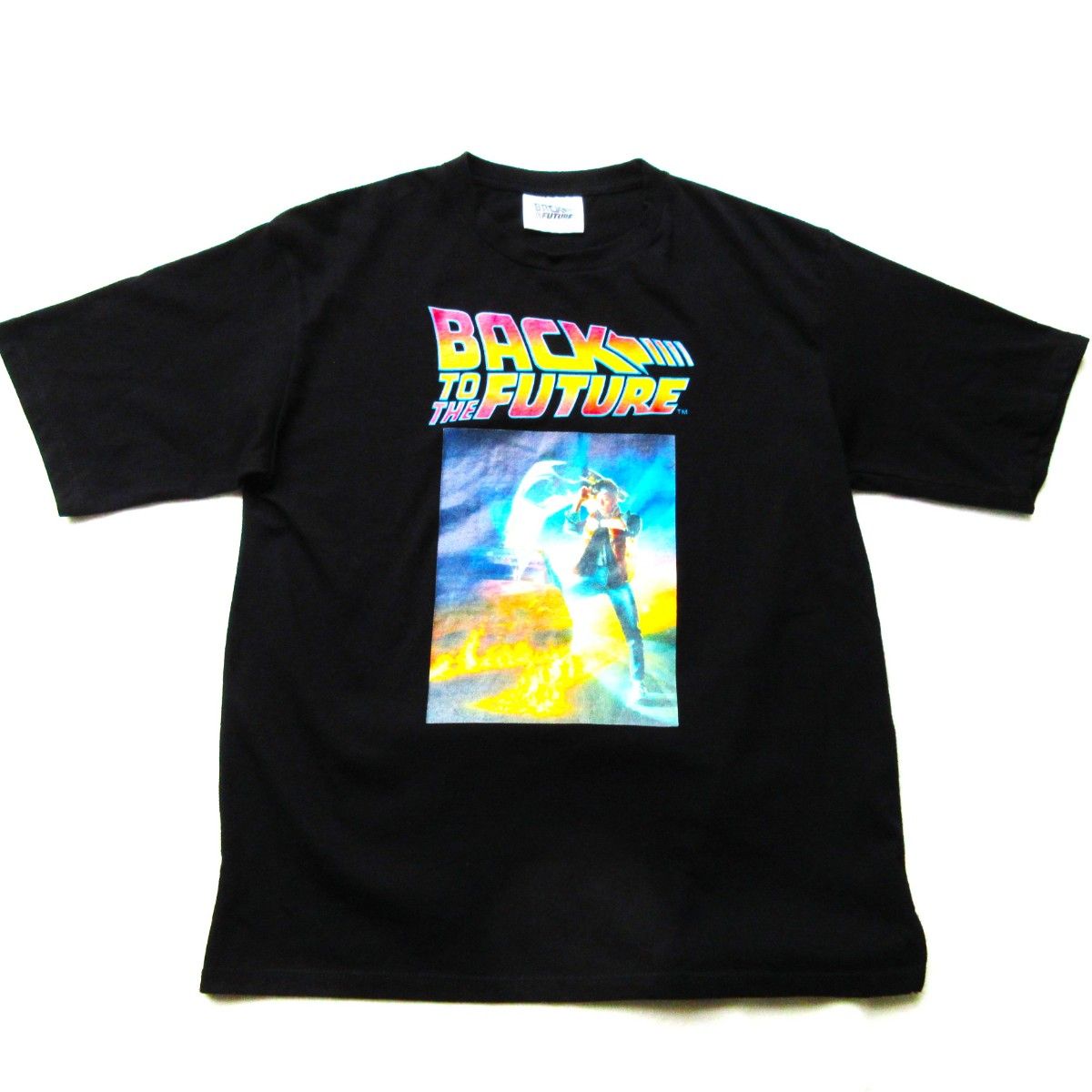 90s】バックトゥザフューチャー タイダイ柄 半袖プリントTシャツ 実寸 