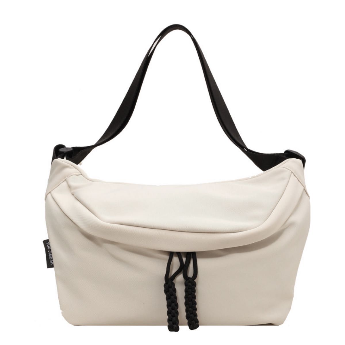 美品 INDISPENSABLE x nouer ショルダーバッグ ホワイト ナイロン 
