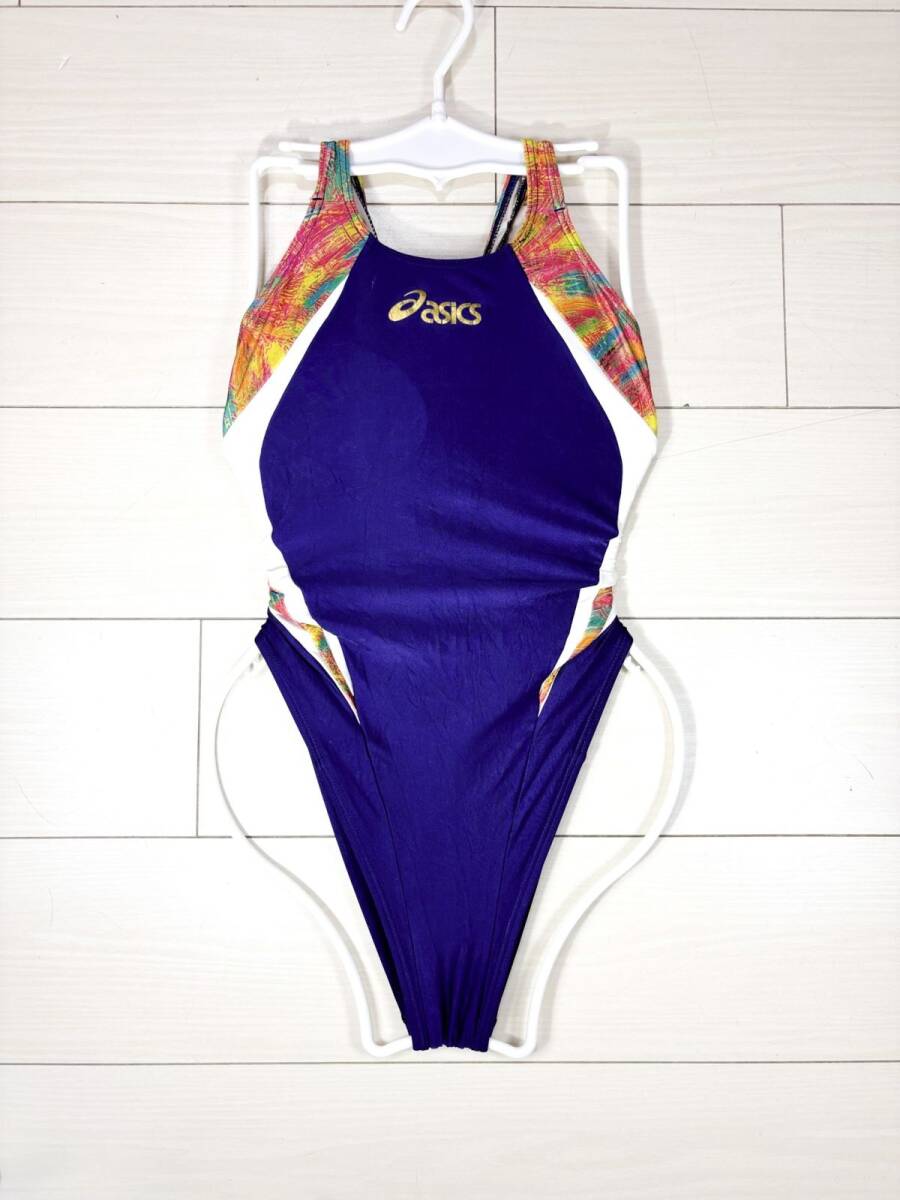 アシックス　女子競泳水着　ハイレグ　美品 Yahoo!オークション - 11 アシックスasics女子競泳水着(Lサイズ