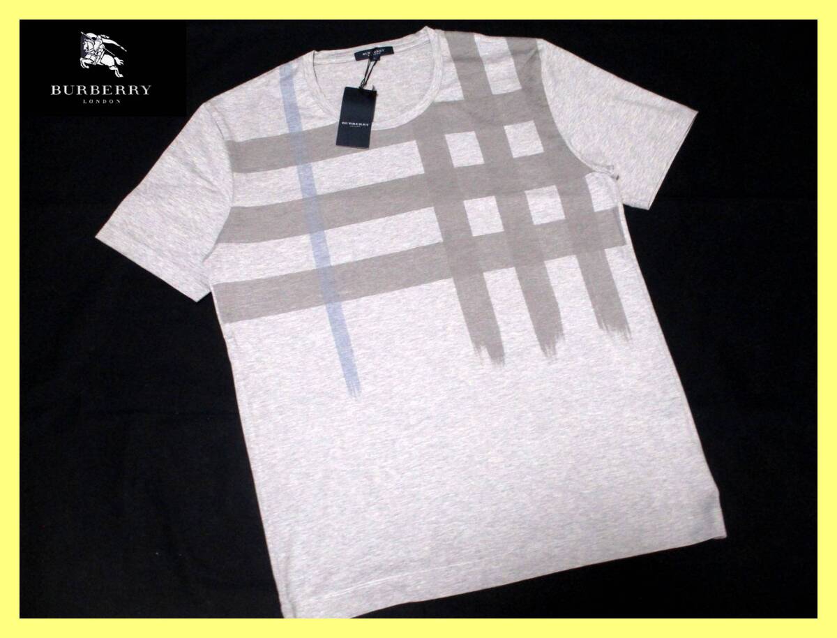 BURBERRY BLACK LABEL ノバチェックトルソープリント半袖