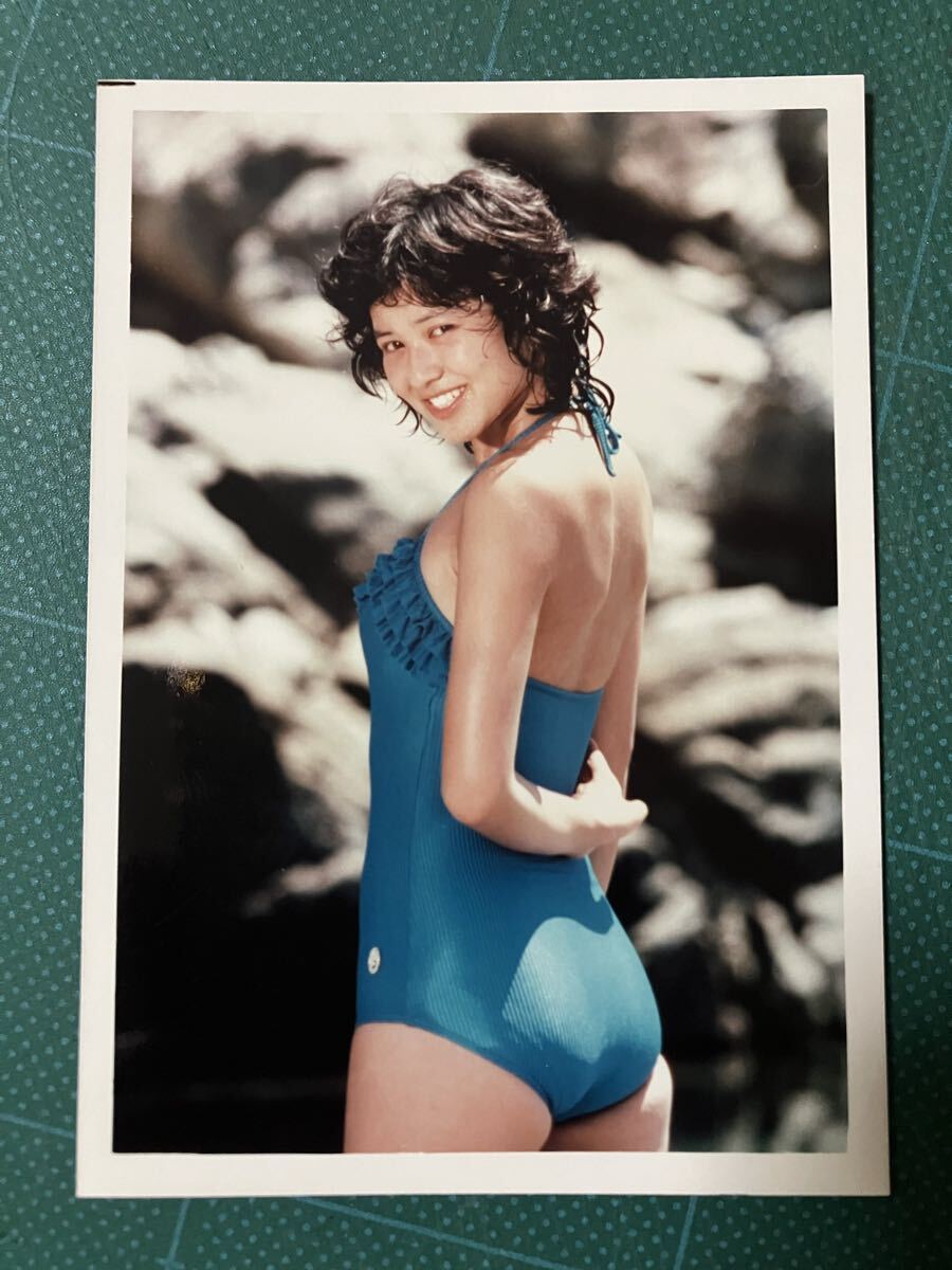 石川秀美／水着　新品　特典ポスター　店舗保管品　送料込み　80年代当時物 レア 石川秀美／水着 新品 特典ポスター 店舗保管品 送料込み 80年代