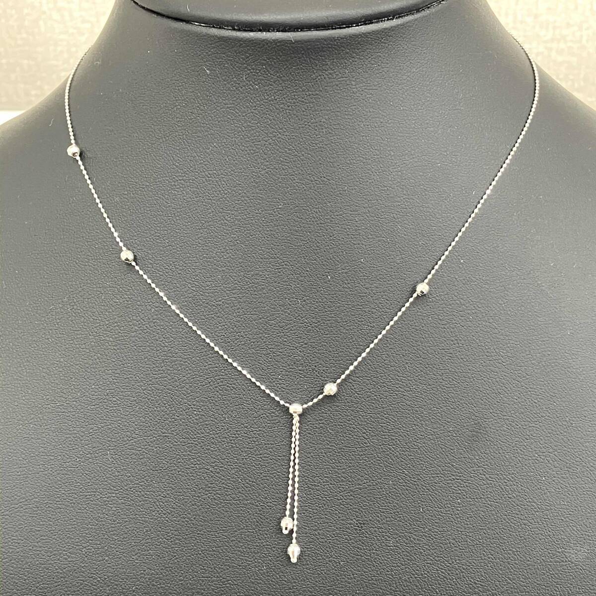 K18WG 40㎝ D0.05ct 3.5g ネックレス ホワイトゴールド K18WG 40㎝ D0.05ct 3.5g ネックレス ホワイトゴールド