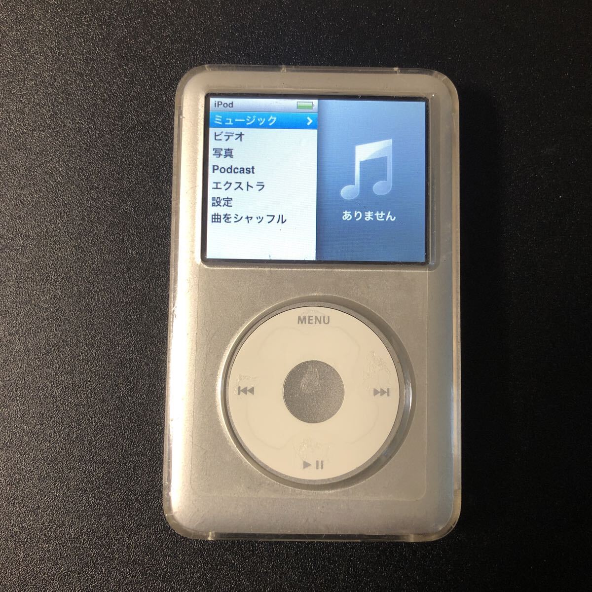 アイポッドクラシック 第6世代 A1238 ジャンク　管理ナンバー3350 Apple iPod Classic Black 80GB 6th Generation A1238 Retail