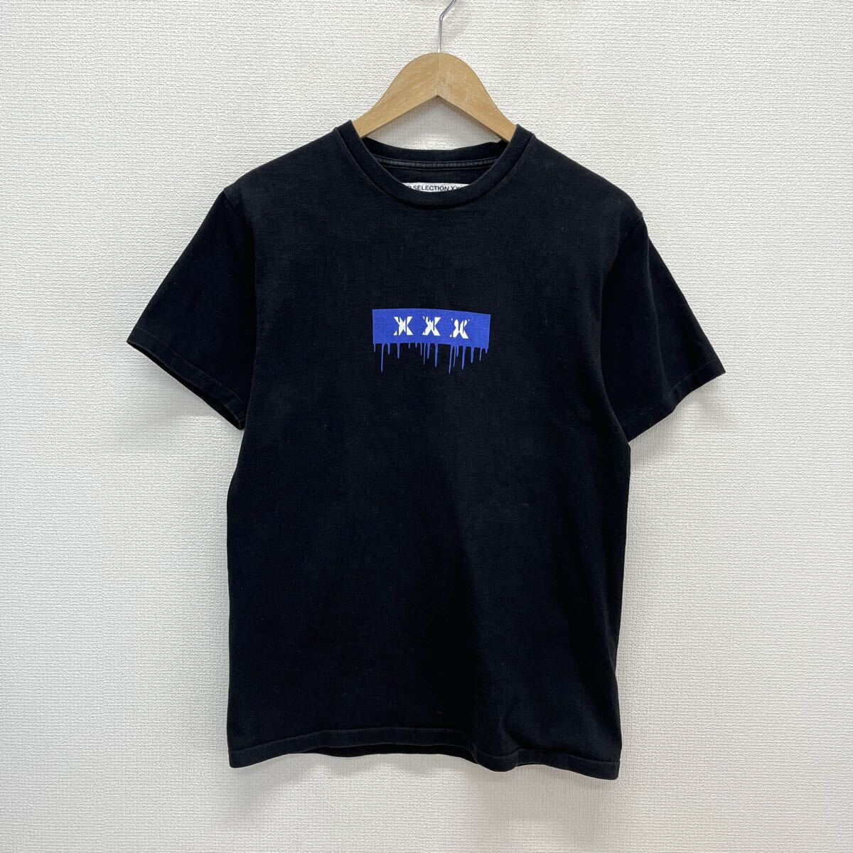GOD SELECTION XXX ゴッドセレクション リンガーT ロゴ刺繍 Tシャツ
