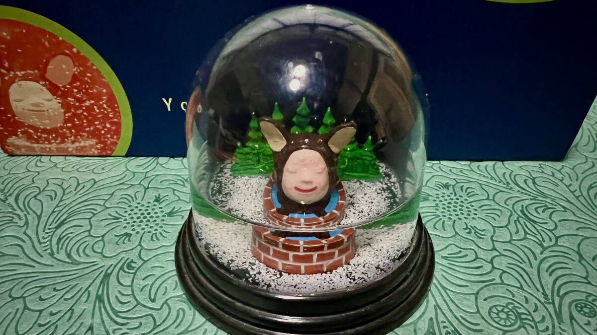 現代アート 現代美術 スノードーム 山本麻友香 【新品・限定品】 奈良美智 奈良 現代アート 現代美術 スノードーム 山本麻友香 新品・限定品】 置物