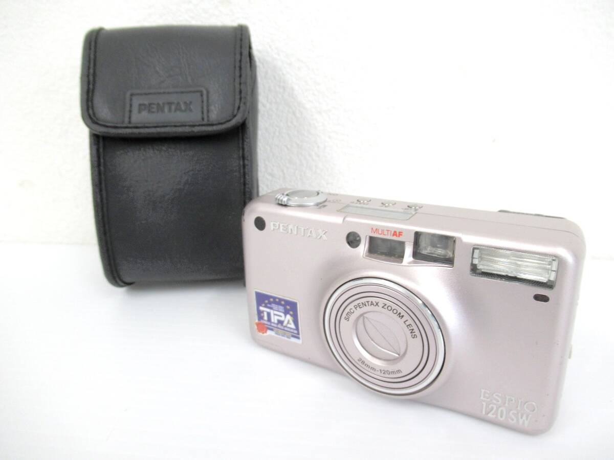 ★極上品★ PENTAX ESPIO 120 SW  #3171 ペンタックス 【中古】PENTAX ESPIO 120SW II ピンク コンパクト