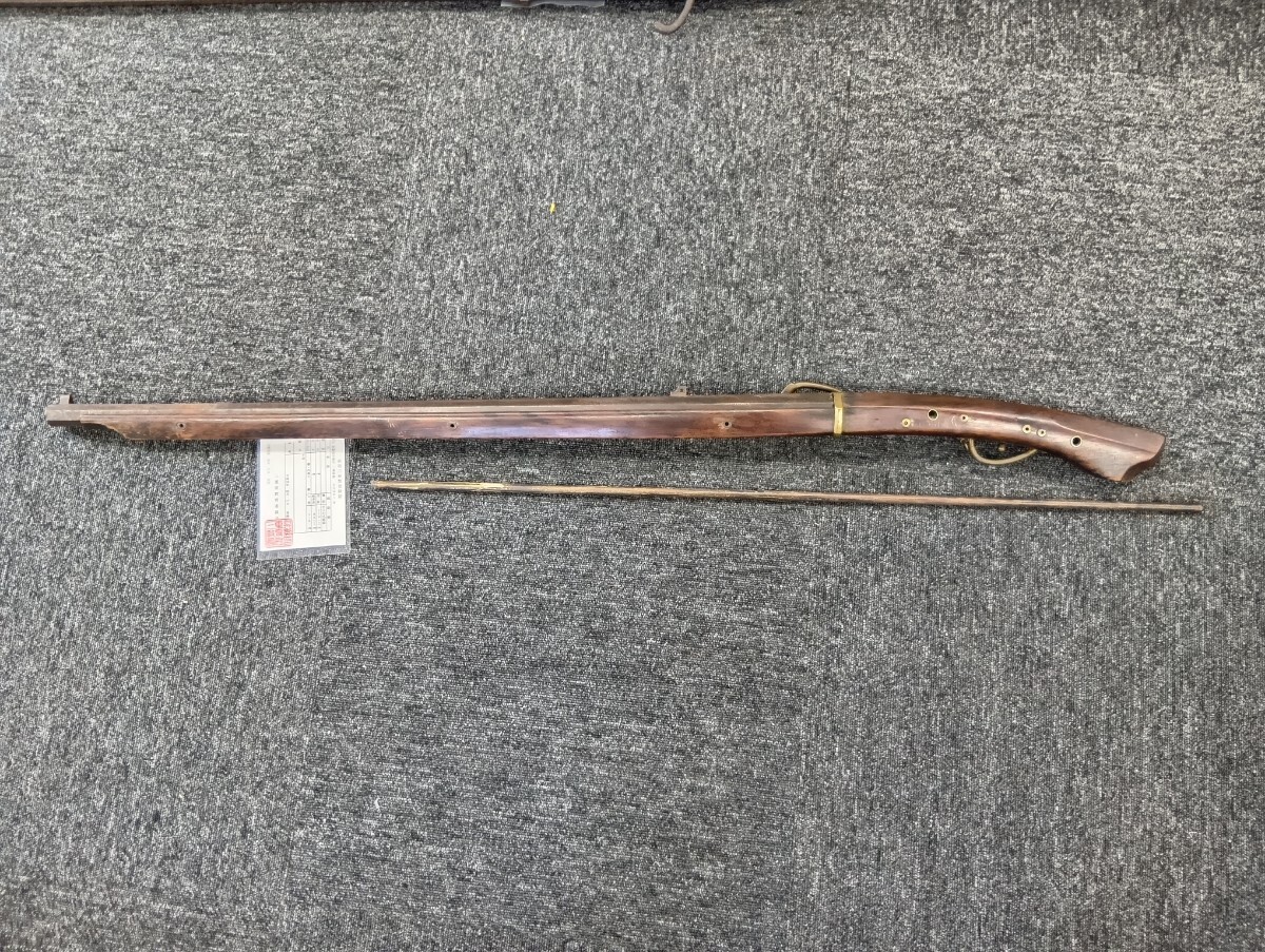 □島津家□火縄銃□根付け□分解ができます□カラクリが動きます□12cm
