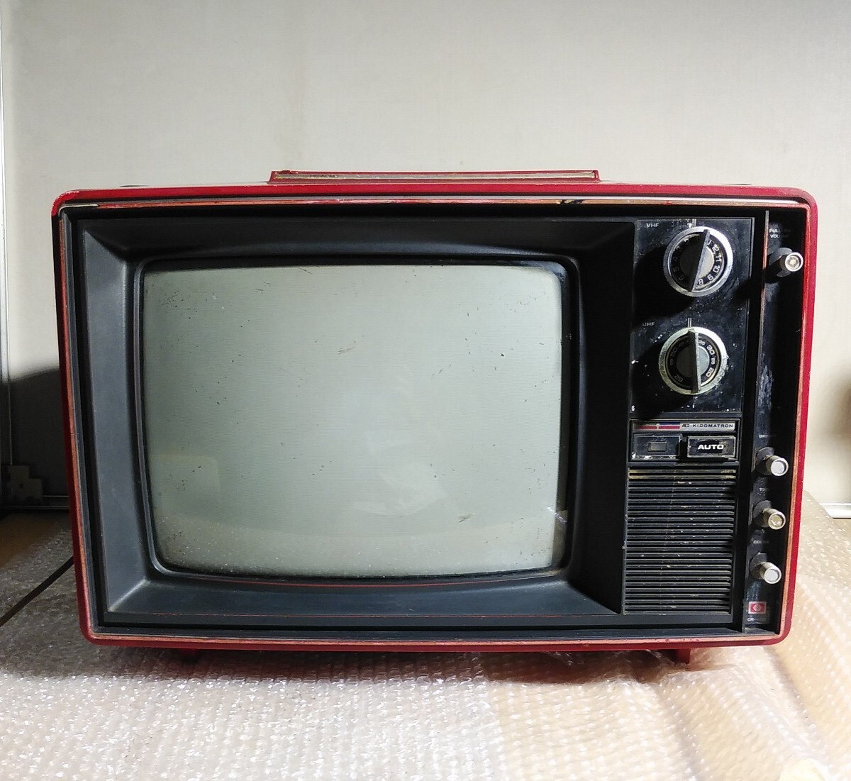 レトロ日立カラーテレビジョンCT-747テレビTV 日立カラーテレビジョン受信機 CT-747レトロレア希少品ヒタチ