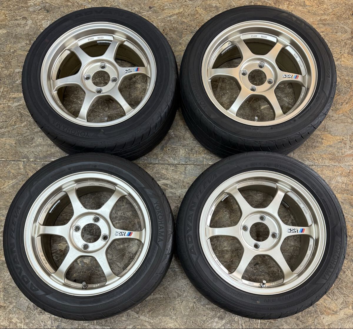 weds sport sa70 15インチ 6.5J pcd100 4穴 オフセット＋38 ホイール4
