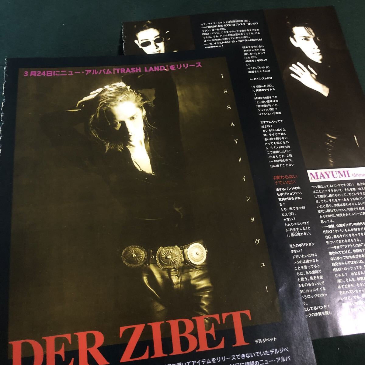 DER ZIBET デルジベット 雑誌 切り抜き 50P 貴重！連載コンプ der zibet